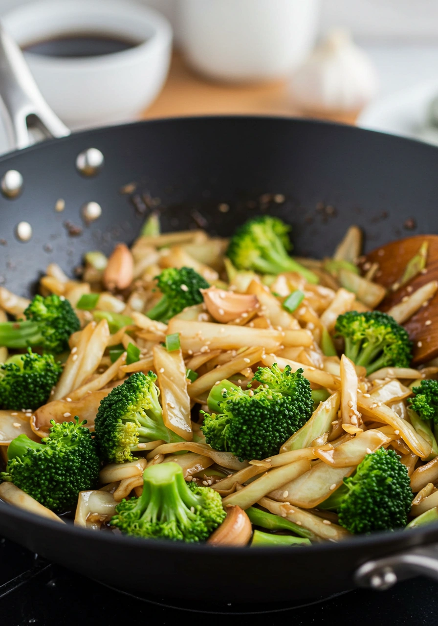 Quick Asian Cabbage Stir Fry - tertiary view